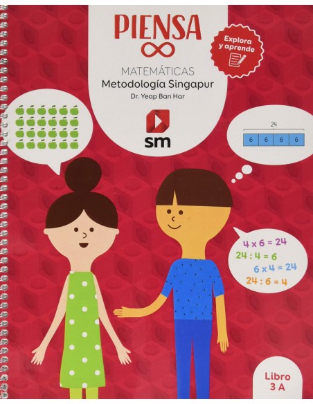 MATEMATICAS 3ºPRIMARIA LIBRO PIENSA INFINITO PROYECTO SINGAPUR